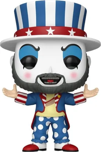 Funko Pop! Plus House of 1000 Corpses - Captain Spaulding Figur #1850 - Sammelfigur von Captain Spaulding, detailreich und perfekt für Horror-Fans und Sammler. Ein Must-Have aus der Kultreihe!
