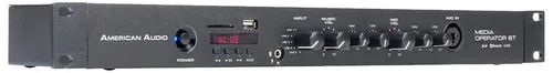 Simpler Musik Player mit Line In, Mic In, Bluetooth, USB & SD Card Slot f. Rack