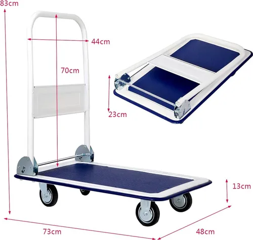 Klappbarer Plattformwagen mit 150 kg Tragkraft