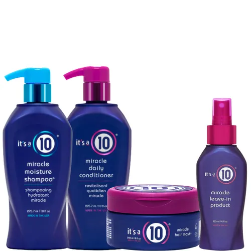 Its a 10 Miracle Hair Routine - Haarpflege-Set für glänzendes und gesund aussehendes Haar. 10 Vorteile in einem Produkt, ideal für die tägliche Anwendung und Pflege.