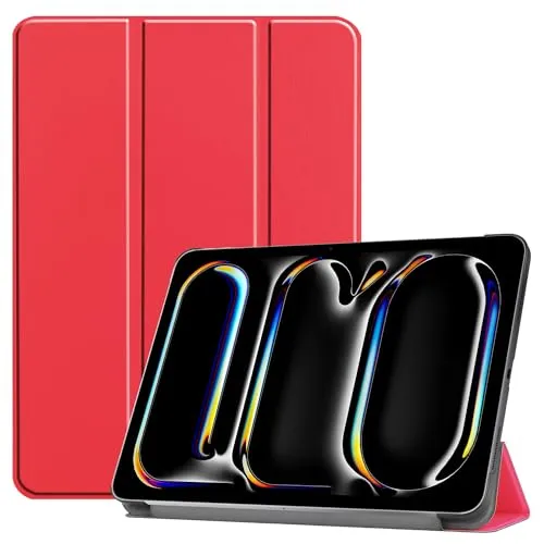 Lobwerk Smart Cover Hülle für Apple iPad Pro 11 2024 M4 5. Generation 11 Zoll Schutzhülle Flip Case aufstellbare Tasche Bookstyle Design
