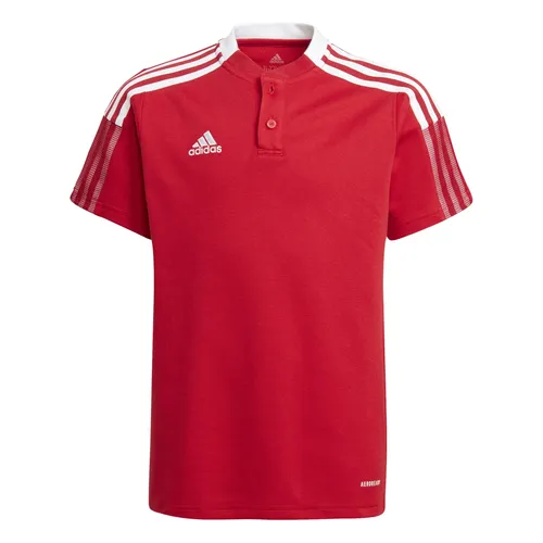adidas Sport-Polo Team Tiro 21 rot Jungen, Größe: 164