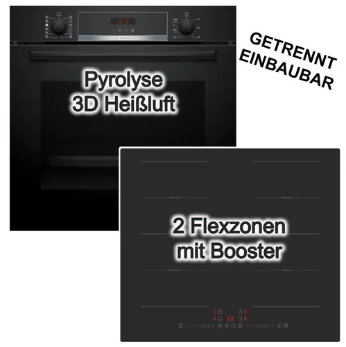 Herde mit Pyrolyse von Bosch+PKM