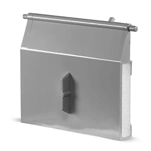 Paradies Pool Skimmerwehr/Skimmerklappe 145 x 120 mm für Standardskimmer mit Federmechanismus in grau