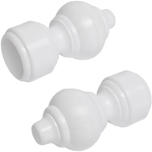 Liedeco Gardinenstangen-Endstück, Gardinen, (Set, 2-St), für Gardinenstange Ø 28 mm