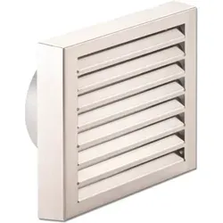 Zehnder Außenwandgitter ComfoEdge DN200 - Edelstahl Außenwandgitter für bis zu 600 m³/h, sorgt für optimale Belüftung und ist ideal für Sanitärinstallationen.