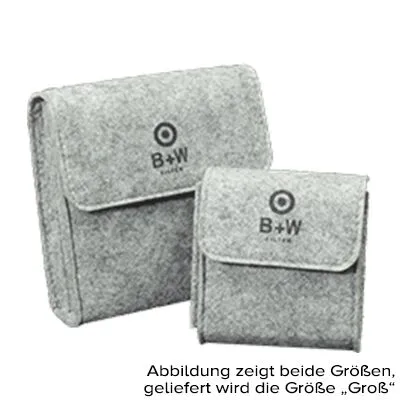 B+W FILTERETUI FILZ 3x E 55-82