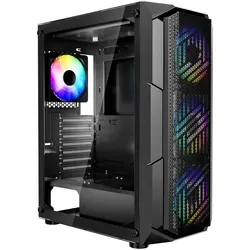 VEVOR Mid-Tower PC-Gaming-Gehäuse mit ARGB-Lüftern