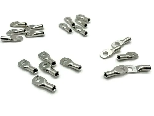 eXODA Ringkabelschuh Kabelschuh 16mm2 M8 20x für Batteriekabel, 20x Kabelschuh enthalten, Pressöse