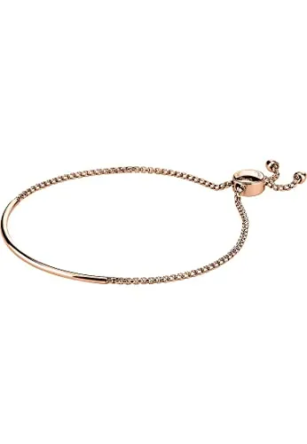 LIEBESKIND BERLIN Zugarmband - Elegantes Armband für Damen mit IP Roségold und Zugverschluss, ideal für jeden Anlass und vielseitig kombinierbar.