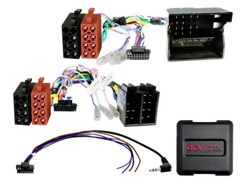 Lenkradfernbedienungsadapter für Seat/Skoda/VW 40Pin Quadlock - Zubehör für Car HiFi, bewahrt die Lenkradfernbedienungsfunktionen beim Austausch des Werksradios und sorgt für nahtlose Integration.