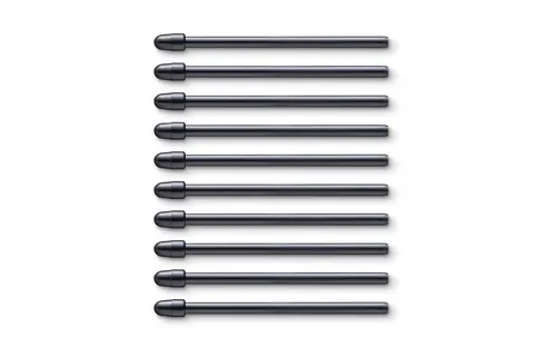 Wacom ACK22211 Set mit 10 Standard-Spitzen für Pro Pen 2 - Schwarz, kompatibel mit Wacom Pro Pen 2 und Pro Pen 3D, ideal für präzises Zeichnen und Skizzieren