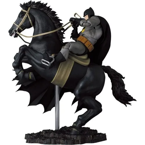 MAFEX No.205 BATMAN & HORSE – Actionfigur aus The Dark Knight Returns - Detailreiche Actionfigur von Batman und Pferd, ideal für Sammler und Fans von DC Comics. Originalverpackt und perfekt für kreative Spielwelten.