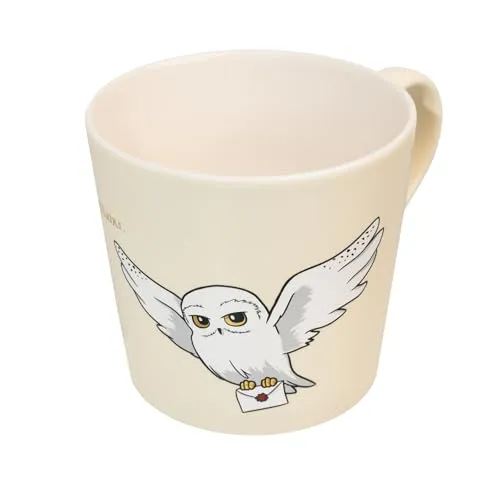 Grupo Erik Tasse Kaffeetasse Harry Potter Hedwig Kaffeebecher - Teetasse Größe 9,5 x 10 cm - Fassungsvermögen 444 ml - Offizieller Harry Potter Fanartikel Geschenke