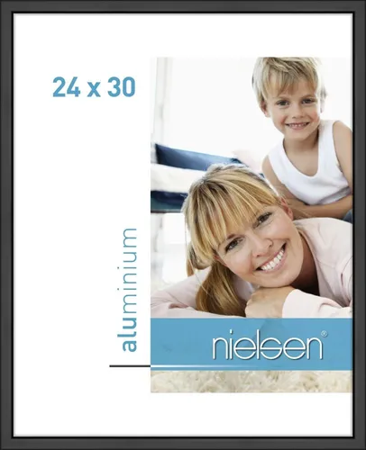Alurahmen Classic 24x30 cm schwarz matt