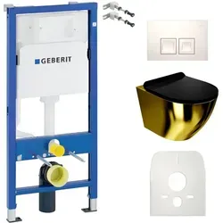Geberit Wc Set Mit Vorwandelement, Wand-wc Und Spülknopf