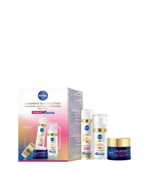 NIVEA LUMINOUS630 Anti-Pigmentflecken Set - Gesichtspflegeset mit intensiv wirksamem Serum und Tagespflege, reduziert Pigmentflecken in nur 7 Tagen und schützt vor Hautalterung mit LSF 50.