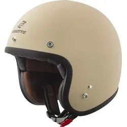 Bogotto H541 Solid Jethelm XL - Braun für Männer - Motorradhelm mit thermoplastischer Außenschale, ideal für Stil und Sicherheit auf der Straße, erhältlich in Größe XL.