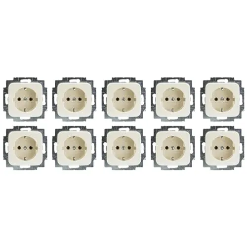 Busch-Jaeger Elektroinstallation Steckdose - Steckdosen & Zubehör, hochwertige Elektroinstallation für sichere und zuverlässige Stromversorgung in Ihrem Zuhause.