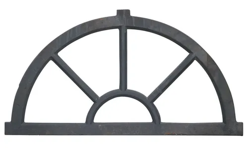 Aubaho Dekoobjekt Stallfenster aus Eisen, Antik-Stil 63 x 34cm - Fliegengitter im Antik-Stil, aus robustem Gusseisen gefertigt. Vielseitig einsetzbar als Deko oder Gitter für Scheunen und Gartenhütten.