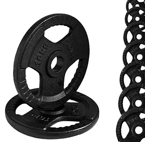 G5 HT SPORT Unisex – Erwachsene 2 Scheiben aus Gusseisen Ø Loch 50 mm ab 2,5 kg à, 2 x 2,50 kg, 2 DISCHI IN GHISA Ø FORO 2.5 KG
