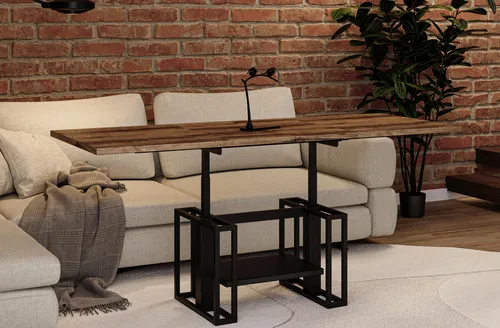 ENDO-Möbel Couchtisch Victoria, ausziehbar 110-170cm, höhenverstellbar