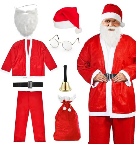 FASCHINFEVER Kostüm 8 in 1 Set Santa Claus von FASCHINFEVER