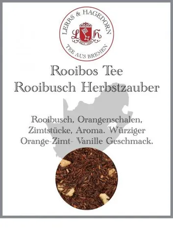 Rooibos Tee Rooibusch Herbstzauber 250g