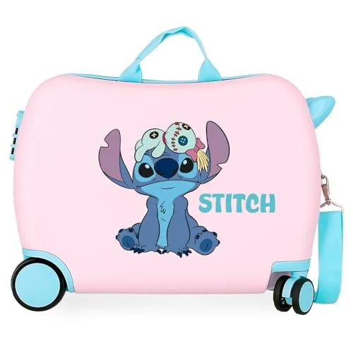 Joumma Disney Stitch Rosa Kinderkoffer von Disney