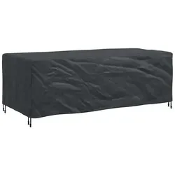 vidaXL Gartenmöbelabdeckung Schwarz 220 x 110 x 70 cm von vidaXL