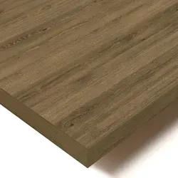 POKAR Tischplatte 2,5 cm Schreibtischplatte für Schreibtisch, Größe:175x80, Farbe:Eichen Davos - Braun