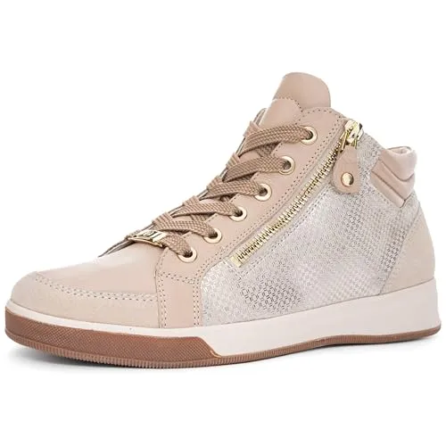 Ara Damen Schnürschuhe, beige (shellshellsilber), Gr. 5 von ara