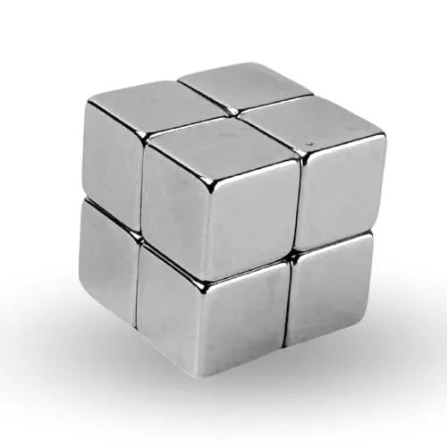 STRONG MAGNETS Neodym Würfel-Magnet - Extra stark - 5 Stück - 10mm x 5mm x 2mm - Für Magnettafel, Kühlschrank, Whiteboard, Pinnwand, Büro