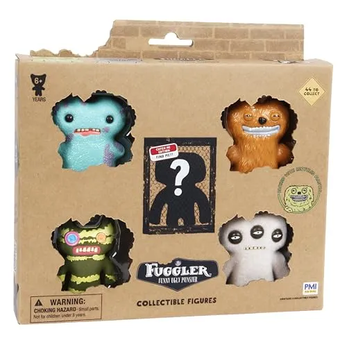 Bizak Fuggler 64110400-5 Figuren 6,5 cm mit Sammelposter, 44 Figuren zum Sammeln, für Jungen und Mädchen ab 4 Jahren