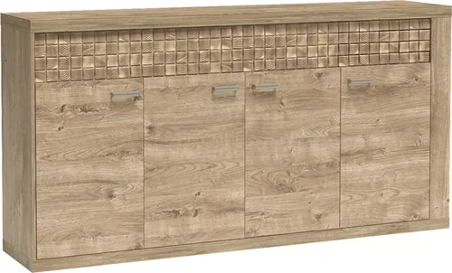 Wohnzimmer Sideboard, 191,5 cm in Eiche NUSCO-161