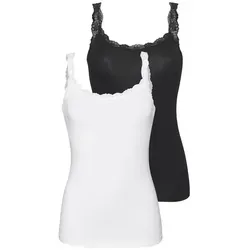 LASCANA Damen Unterhemd mit Bustier