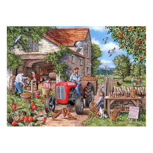House of Puzzles Cider & Rosie - Big 500 Piece Jigsaw Puzzle