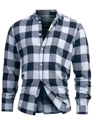 Indicode Langarmhemd INGilman - 100% Baumwolle, Kentkragen, Blau M - Business- & Abendmode für Herren, atmungsaktives Langarmhemd aus 100% Baumwolle mit klassischem Kentkragen, perfekt für elegante Anlässe oder das Büro.