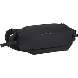 Vaude Crossbody Tasche CityCross 6 Black - geräumige und vielseitige Crossbodytasche, aus recycelten Materialien und mit wasserdichtem Reißverschluss