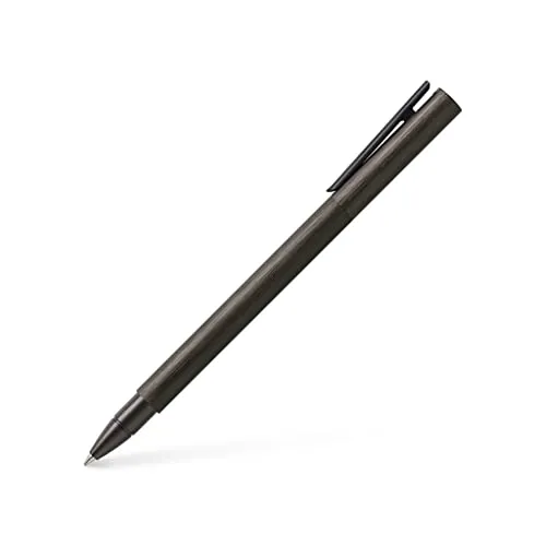 FABER-CASTELL 146256 - Tintenroller Neo Slim Aluminium in Gunmetal, minimalistisches Design mit eleganter Haptik und schnelltrocknender Mine