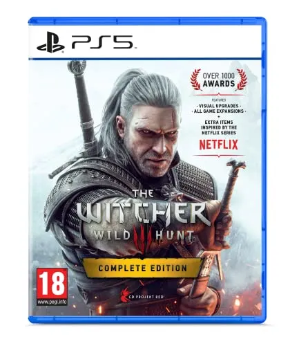 The Witcher III: Wild Hunt - Game of The Year Edition - PS5 - PC- & Videospiele, Game of The Year Edition mit packender Story und fesselndem Einzelspielermodus für unvergessliche Abenteuer auf der PlayStation 5.