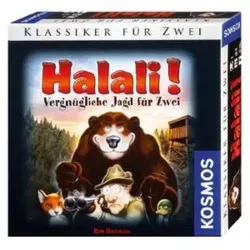 Kosmos Halali! Vergnügliche Jagd für zwei - Gesellschaftsspiel für 2 Spieler, fördert strategisches Denken und sorgt für spannende Jagdabenteuer im Familienkreis.