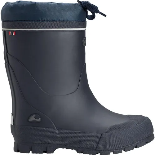 Viking Jolly Warm navy/grey (503) 29 - Gummistiefel für Kinder mit wärmendem Innenfutter, ideal für kaltes und nasses Wetter. Hergestellt aus robustem Naturkautschuk, umweltfreundlich und PVC-frei.