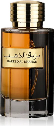 Al Wataniah Bareeq Al Dhahab Eau De Parfum 100 ml - Herrendüfte mit edlen, orientalischen Noten für einen luxuriösen Duftgenuss, der den ganzen Tag anhält.