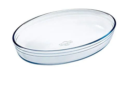 ô Cuisine Ocuisine Glasschale, oval, Boro-Ofen, 35 x 25 x 7 cm