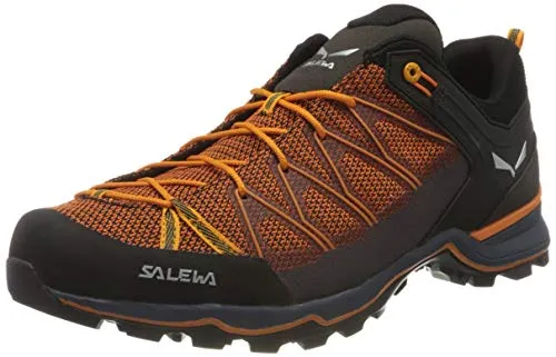 Salewa Mtn Trainer Lite Wanderschuhe für Herren - Orange, Größe 44,5 (US 11) - Wanderschuhe für alpine Zustiege mit robustem Textilobermaterial, optimaler Passform und stabiler EVA-Zwischensohle für besten Grip und Komfort auf unwegsamem Gelände.