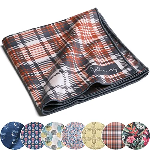 Johans® XXL Mikrofasertuch | Optikerqualität 30x30cm zur Reinigung von Brille, Smartphone, Tablet, Kamera | Brillenputztuch, Displaytuch (Henry)