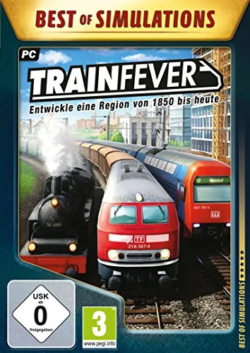 Train Fever - Best of Simulation PC Spiel - PC-Spiel für Simulationen, ideal für alle Altersgruppen (USK ab 0 Jahren) und in neuem Zustand, perfekt für Eisenbahnliebhaber.