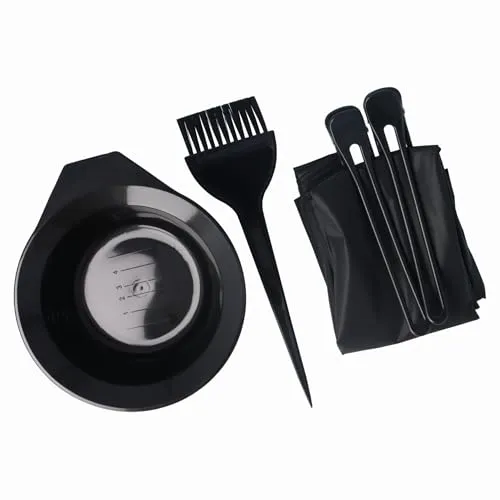 PARSA Beauty Haarfärbeset in Puch, 5tlg – Komplett-Set für professionelle Haarfärbung, inkl. Umhang, Farbschale, Pinsel & Clips, ideal für Zuhause & Salon