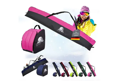 Rawstyle Skitasche Set 160cm – Wasserdicht & Praktisch von BambiniWelt by Rafael K.